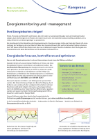 Flyer-Vorschau: Energiemonitoring und -management